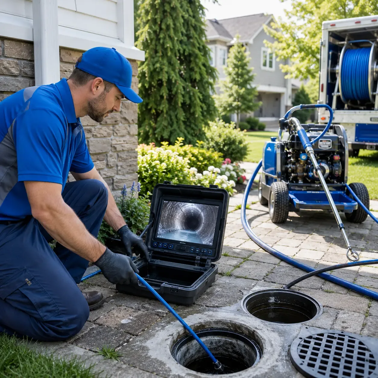 Outdoor drain cleaning professionals serving Holden, WV